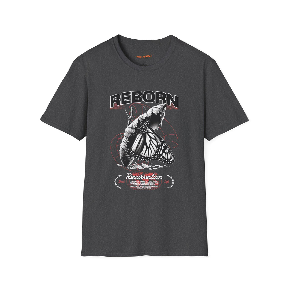 Reborn Butterfly Spread Love Graphic T-Shirt