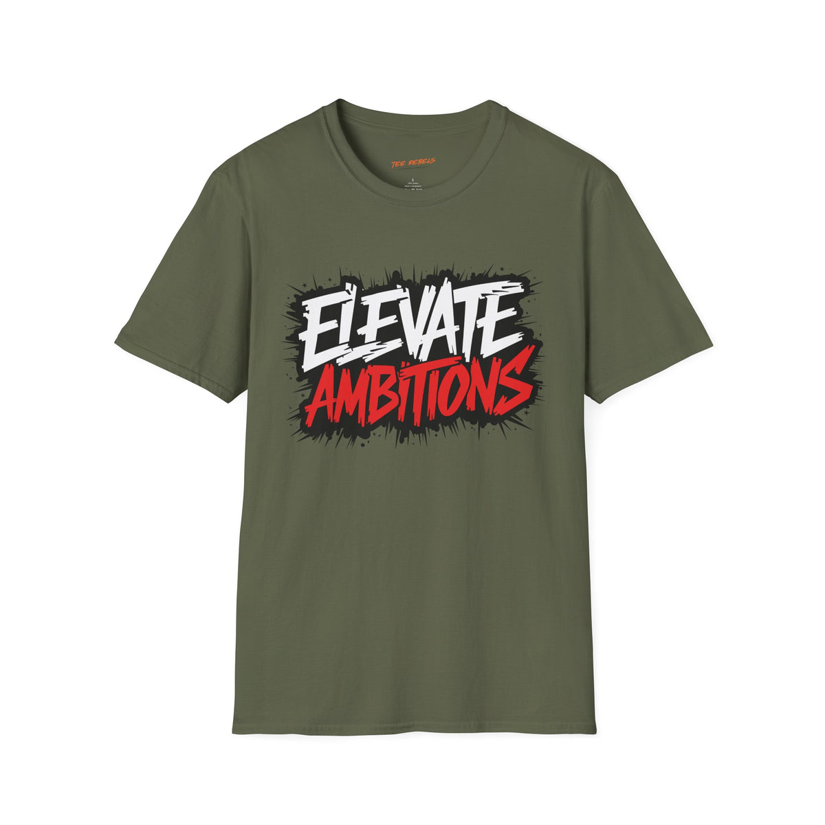 Motivational T-Shirt - Elevate Ambitions & Spread Love Graphic T-Shirt