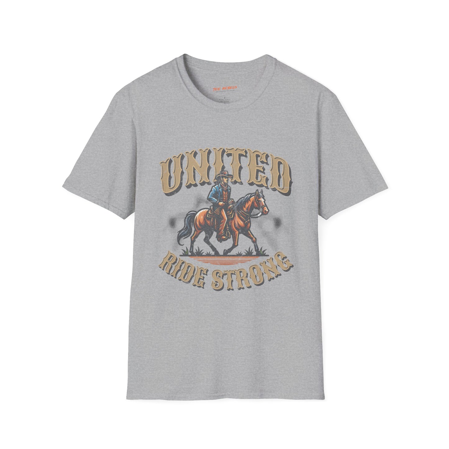 United Ride Strong Graphic Unisex Streetwear T-Shirt - Spread Love | Perfect for Casual Wear, Gifts, Festivals, Holidays