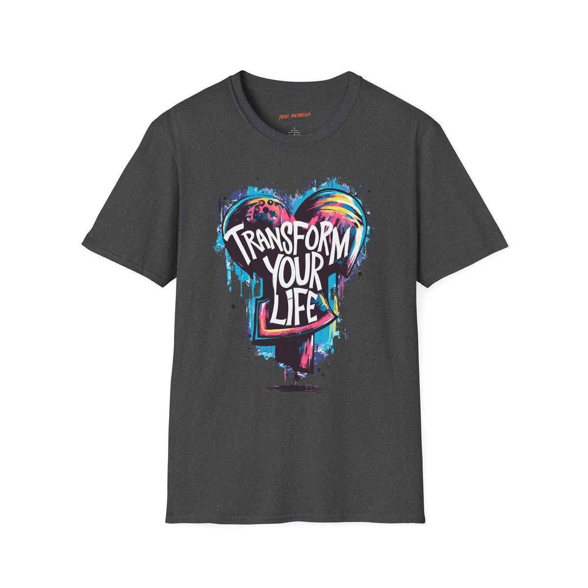 Motivational T-Shirt - Transform Your Life & Spread Love Graphic T-Shirt