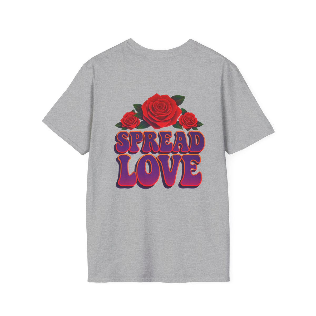Unlimited Edition Butterfly Spread Love Rose Graphic T-Shirt