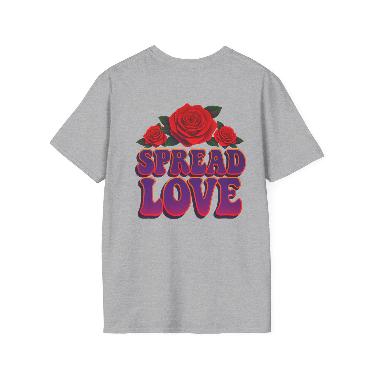Chase Dream Butterfly Graphic Spread Love Rose T-Shirt