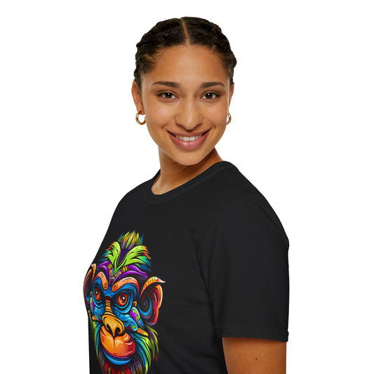 Psychedelic Gorilla Unisex T-Shirt | Gorilla Rebel Frequency