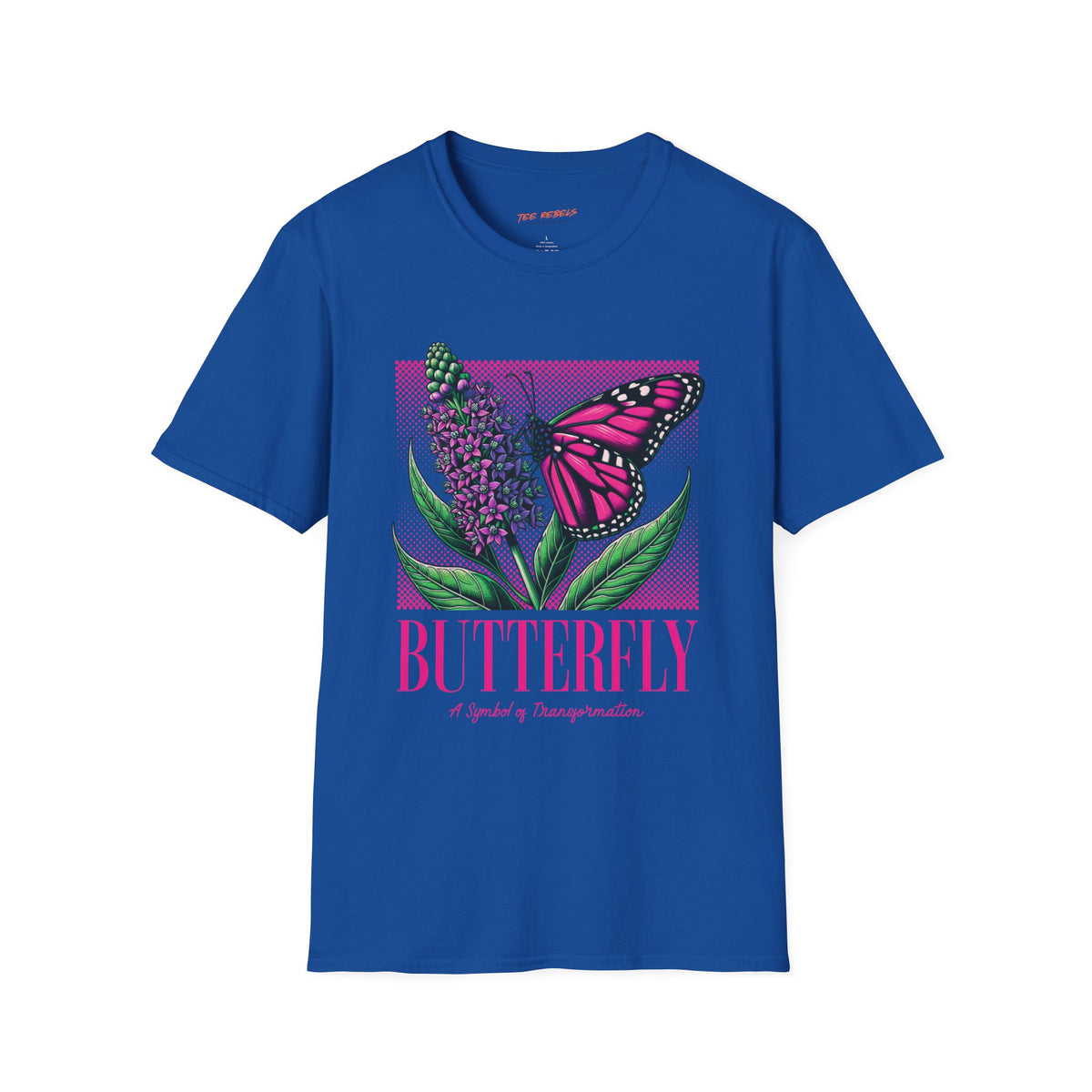 Spread Love Butterfly & Rose Graphic T-Shirt