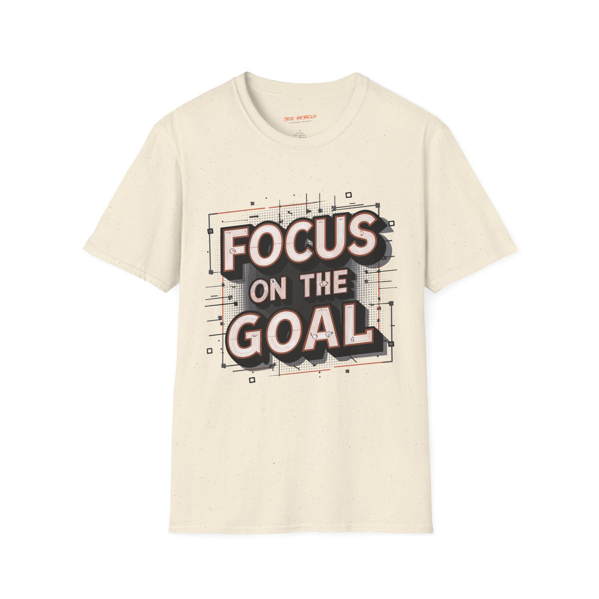 Motivational T-Shirt - Focus on the Goal & Spread Love Graphic T-Shirt