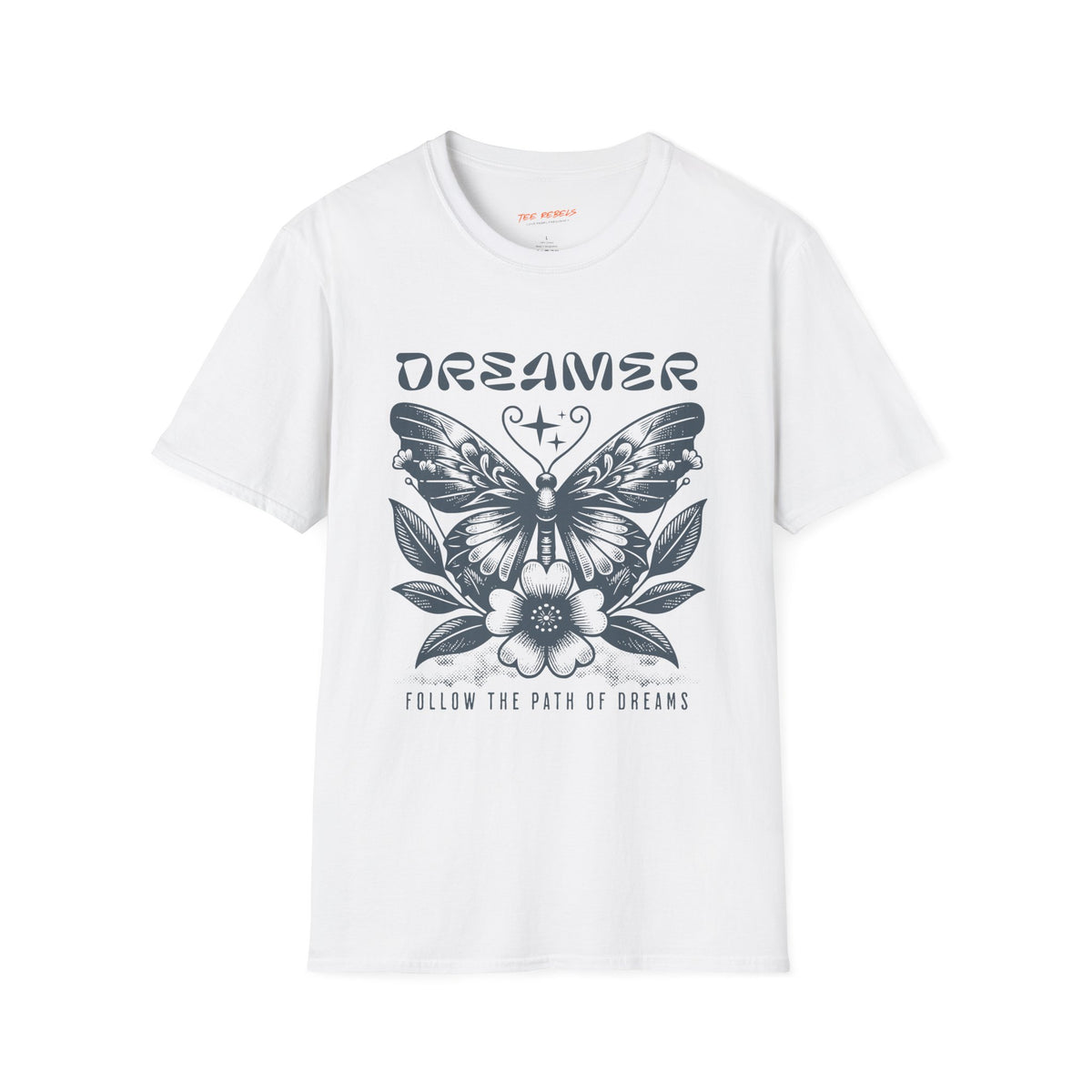 Dreamer Spread Love Butterfly Rose T-Shirt