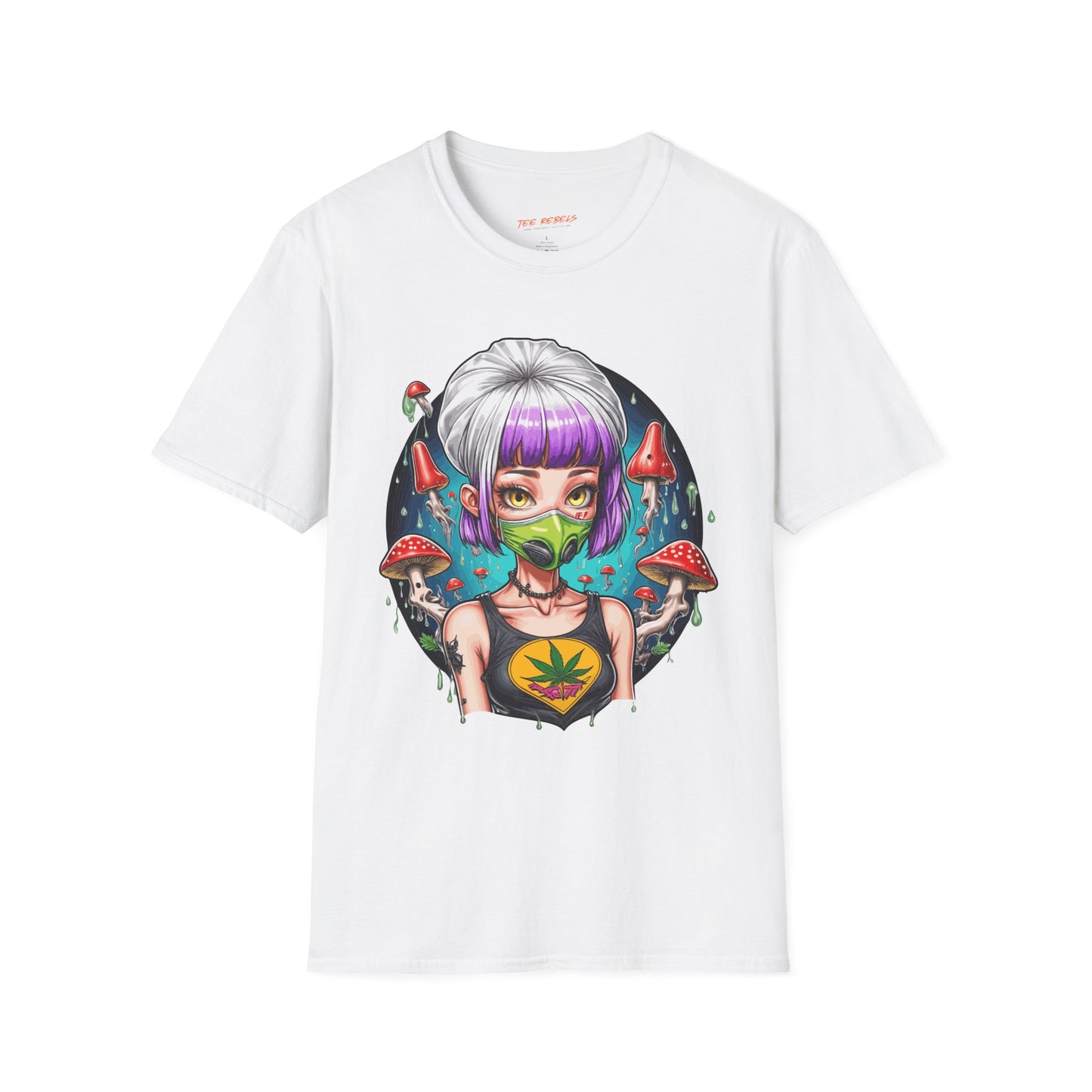 Psychedelic Punk Girl Unisex T-Shirt | Punk Rebel Frequency