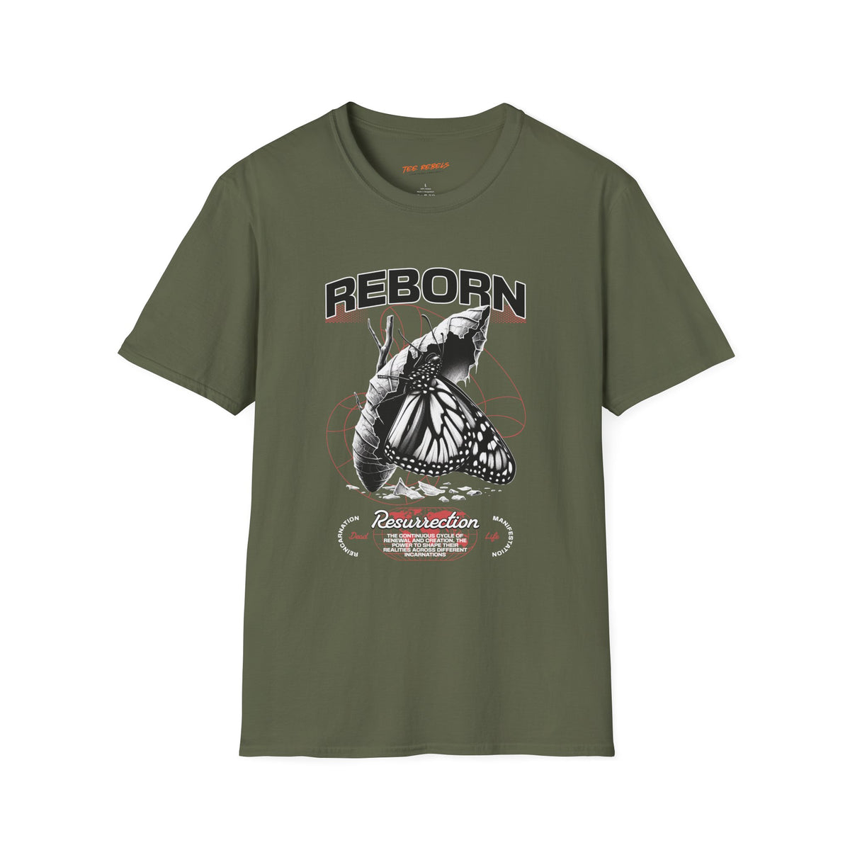 Reborn Butterfly Spread Love Graphic T-Shirt