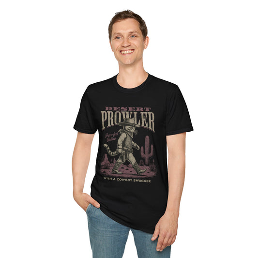 Desert Prowler Unisex Streetwear T-Shirt | American West Graphic T-Shirt | Desert Rebel Frequency