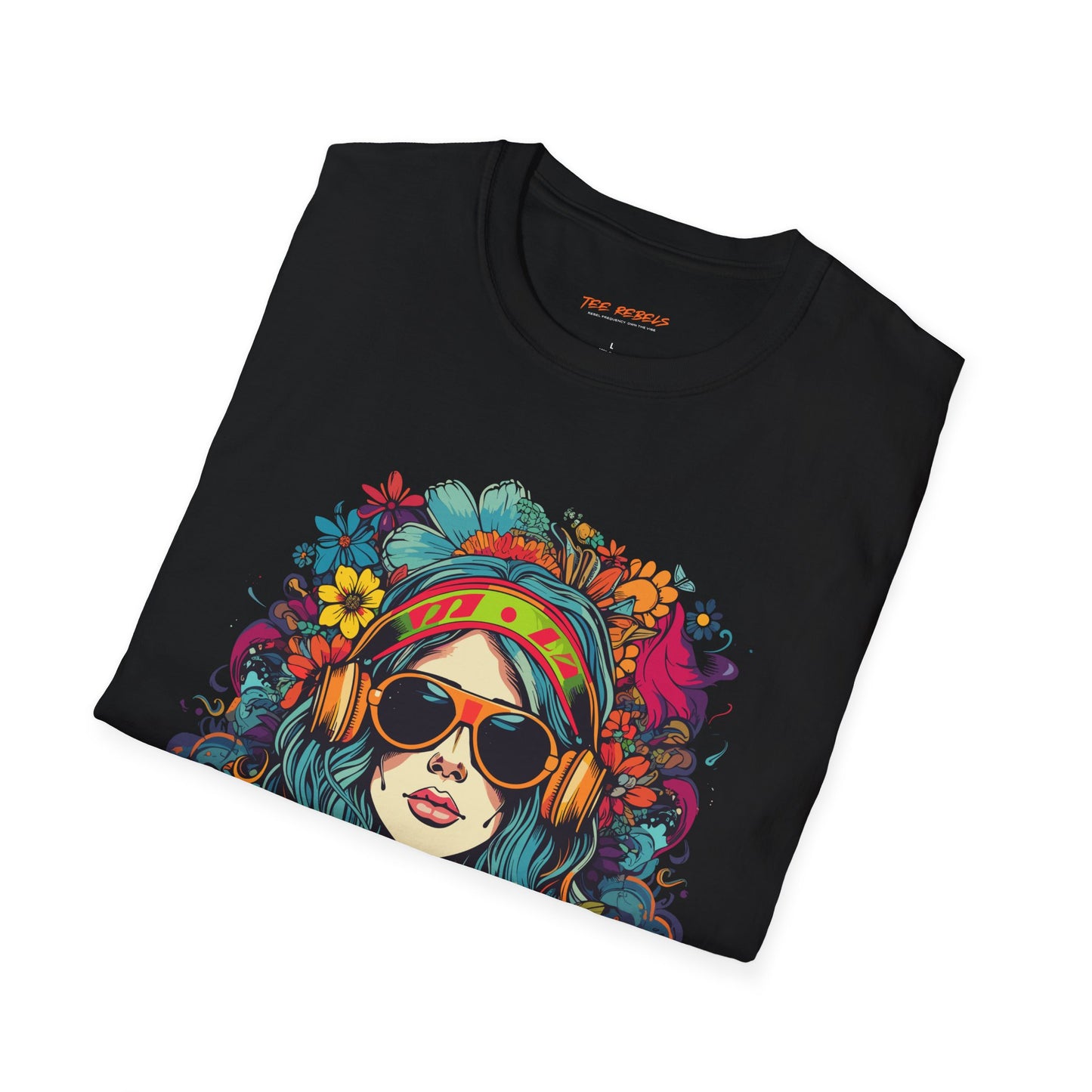 Boho Women Vibin to Music Unisex T-Shirt | Boho Rebel Frequency