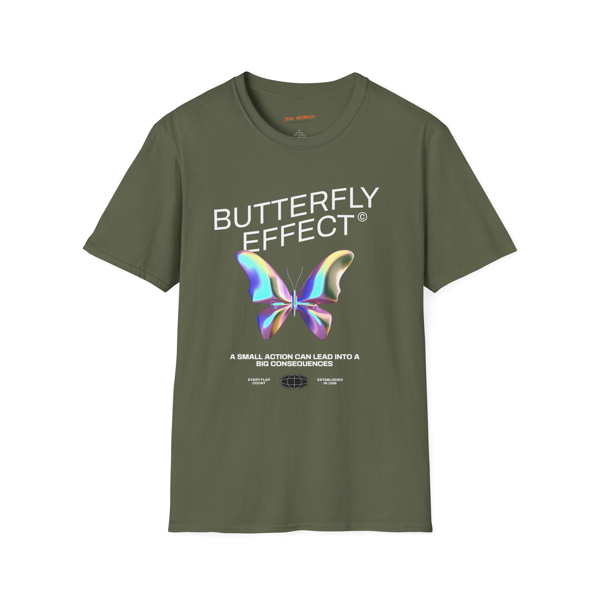Butterfly Effect & Spread Love Graphic T-Shirt