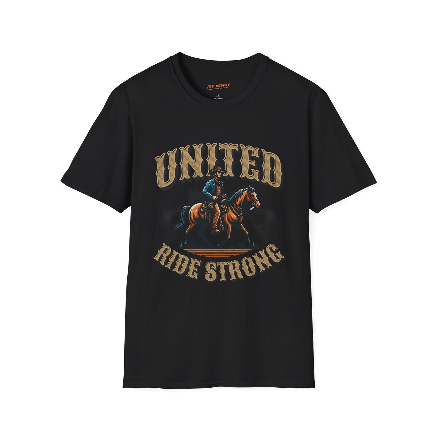 United Ride Strong Graphic Unisex Streetwear T-Shirt - Spread Love | Perfect for Casual Wear, Gifts, Festivals, Holidays