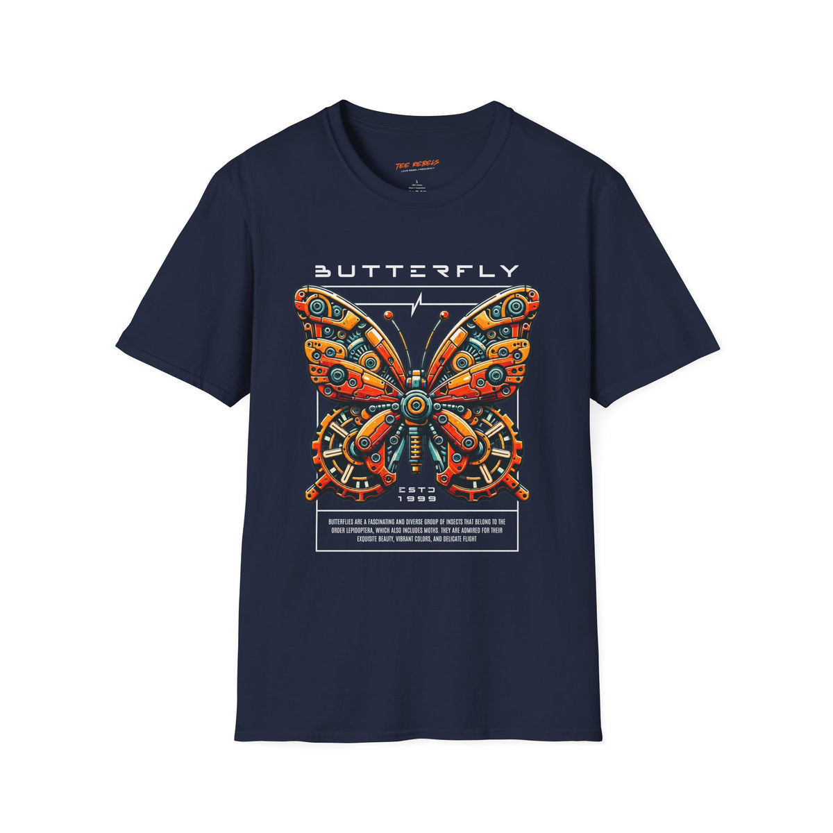Retro Floral Butterfly Graphic Tee Spread - Love Rose T-Shirt