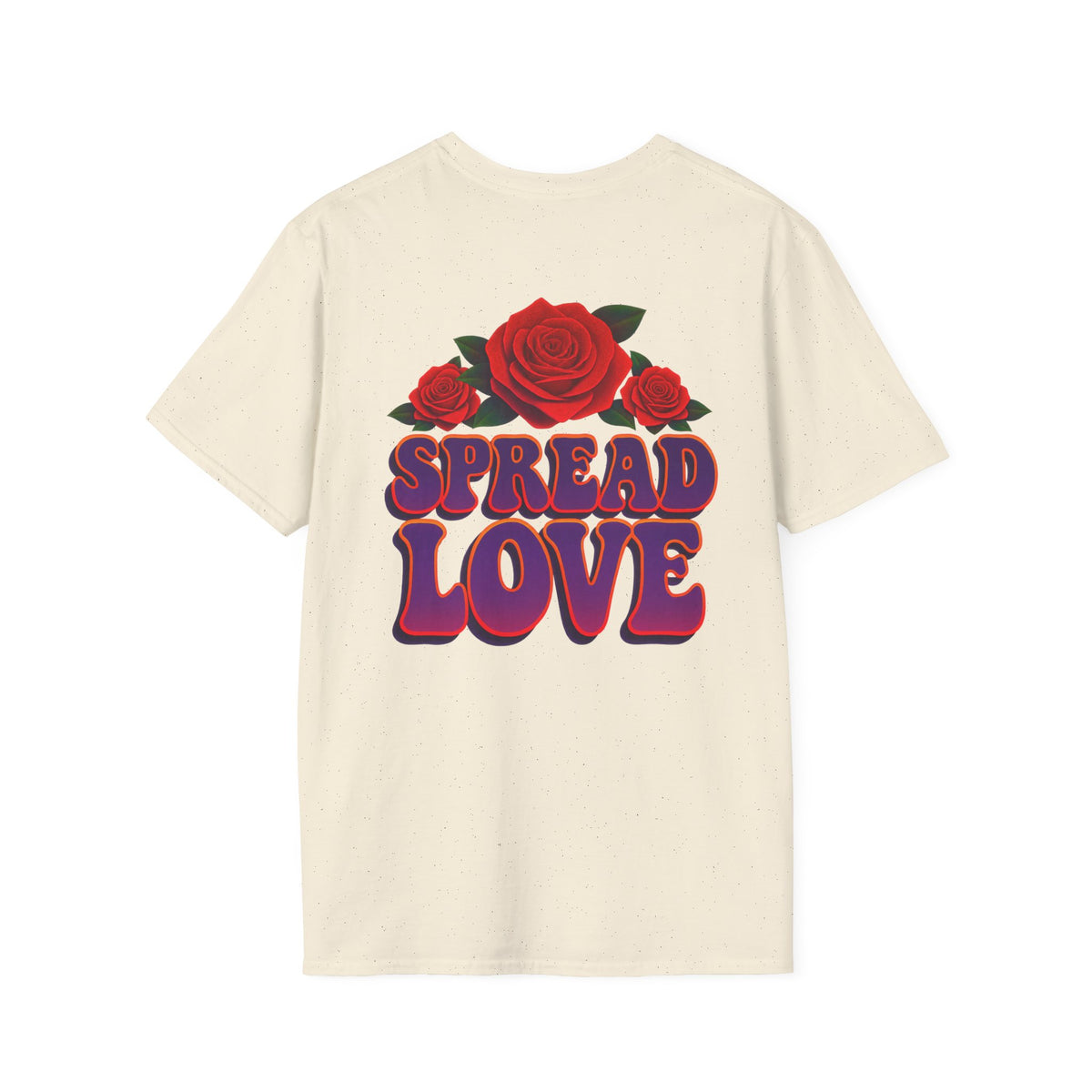 Spread Love Butterfly & Rose Graphic T-Shirt