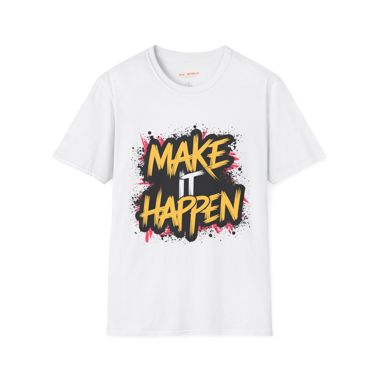 Motivational T-Shirt - Make It Happen & Spread Love Graphic T-Shirt
