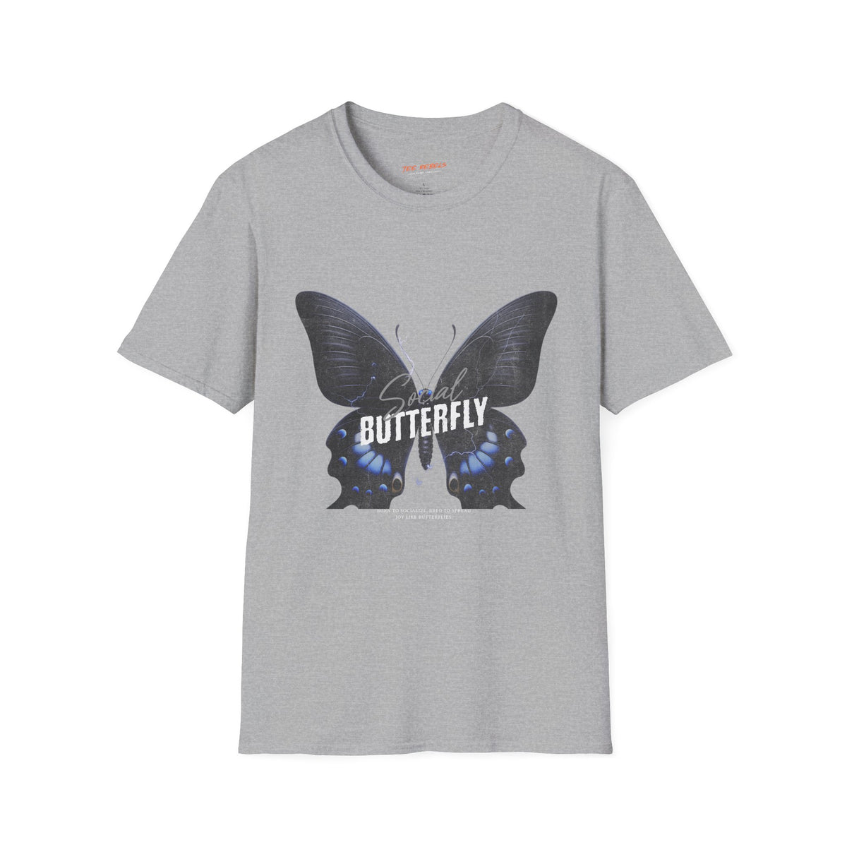 Social Butterfly Spread Love Graphic T-Shirt