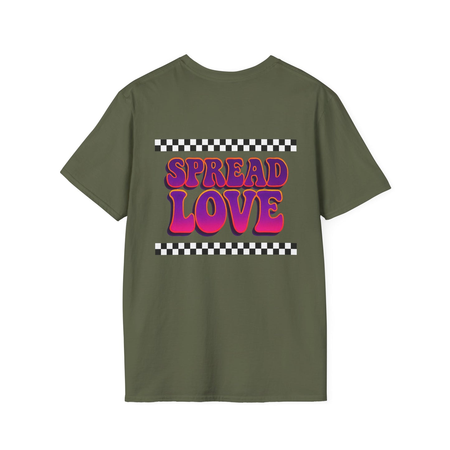 United Ride Strong Graphic Unisex Streetwear T-Shirt - Spread Love | Perfect for Casual Wear, Gifts, Festivals, Holidays