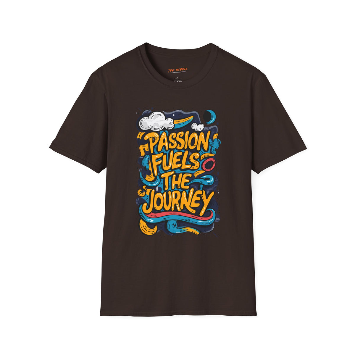 Motivational T-Shirt - Spread Love & Passion Fuels the Journey Graphic T-Shirt