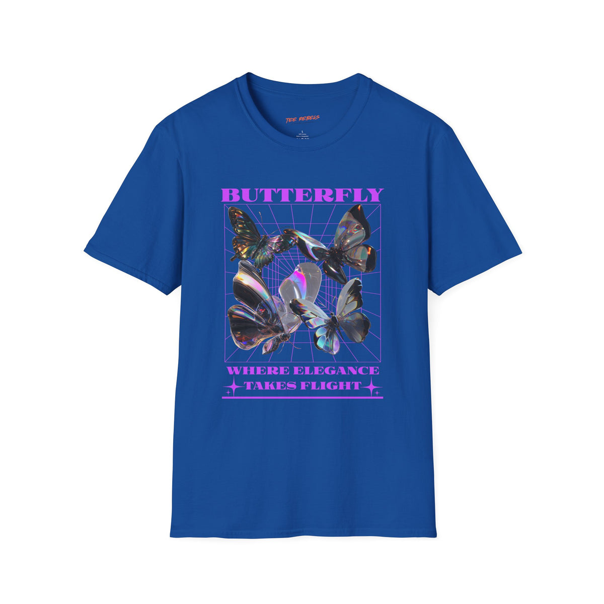 Butterfly Where Elegance Takes Flight  Spread Love Graphic T-Shirt