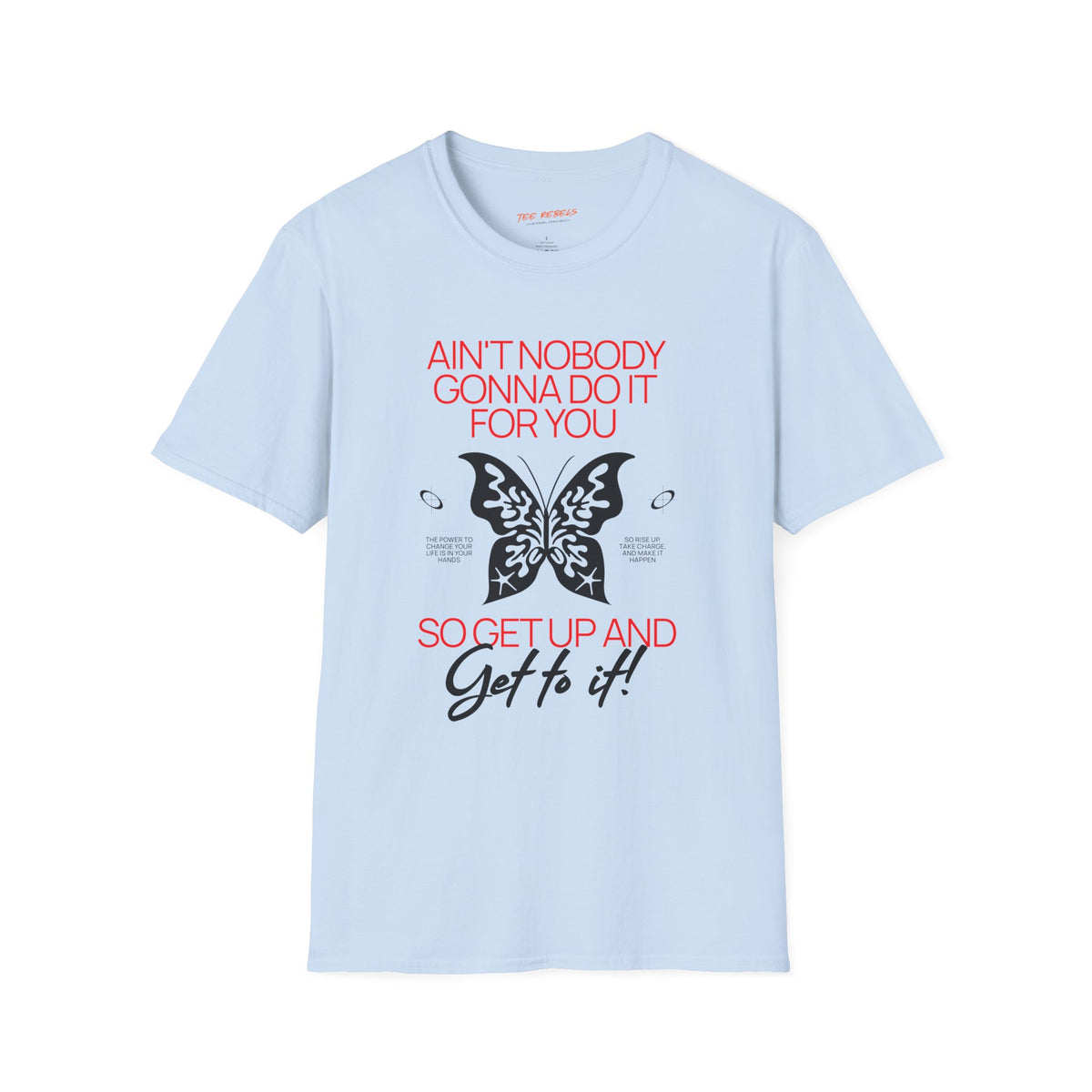 Spread Love Butterfly and Rose Graphic T-Shirt