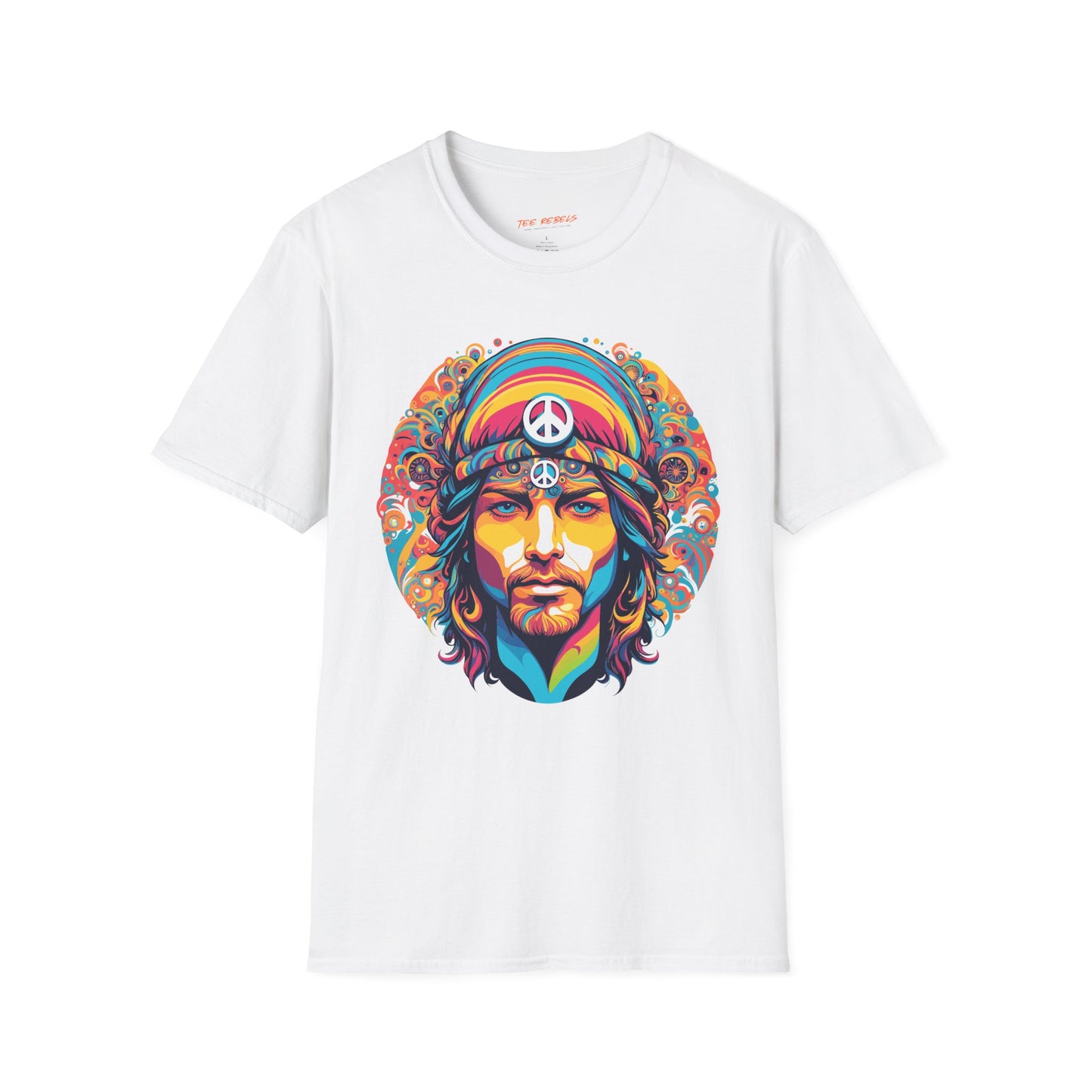 Psychedelic Peace Man Unisex Streetwear T-Shirt | Peace Rebel Frequency