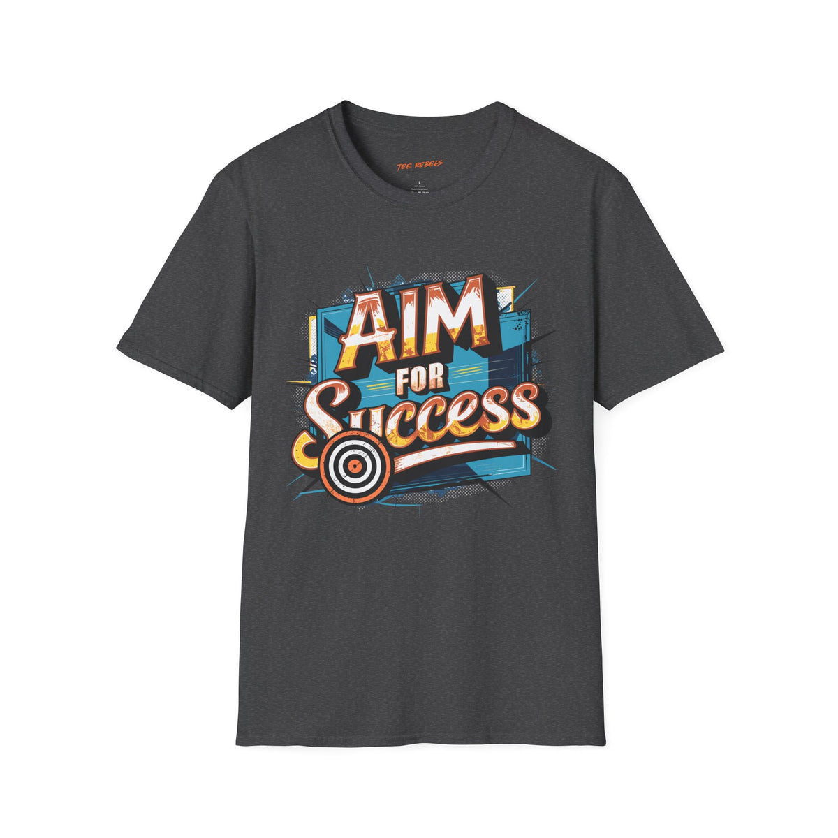 Motivational T-Shirt - Aim for Success Spread Love Graphic T-Shirt