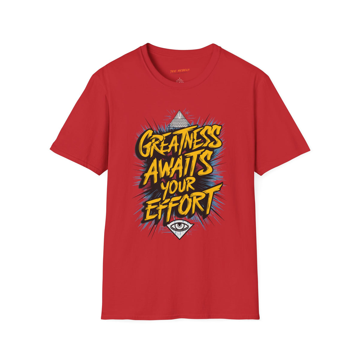 Motivational T-Shirt - Spread Love & Greatness Awaits Your Effort Graphic T-Shirt