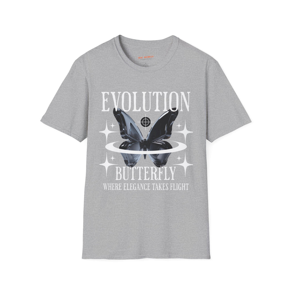 Evolution Butterfly 3 Spread Love Rose Graphic T-Shirt