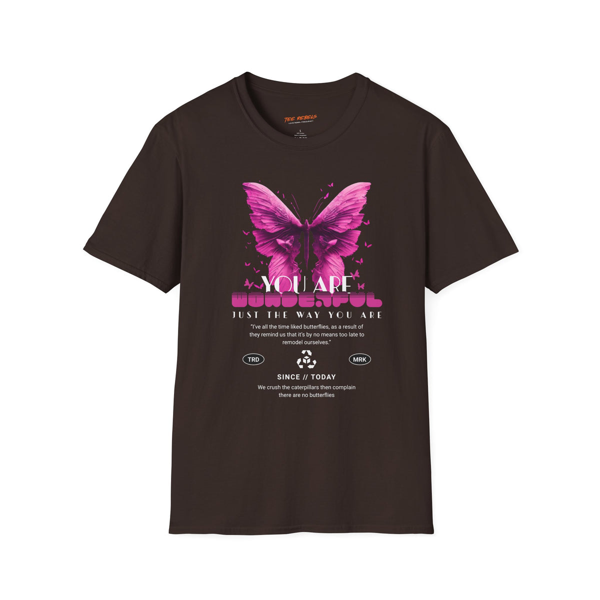 Spread Love Butterfly & Rose Graphic T-Shirt