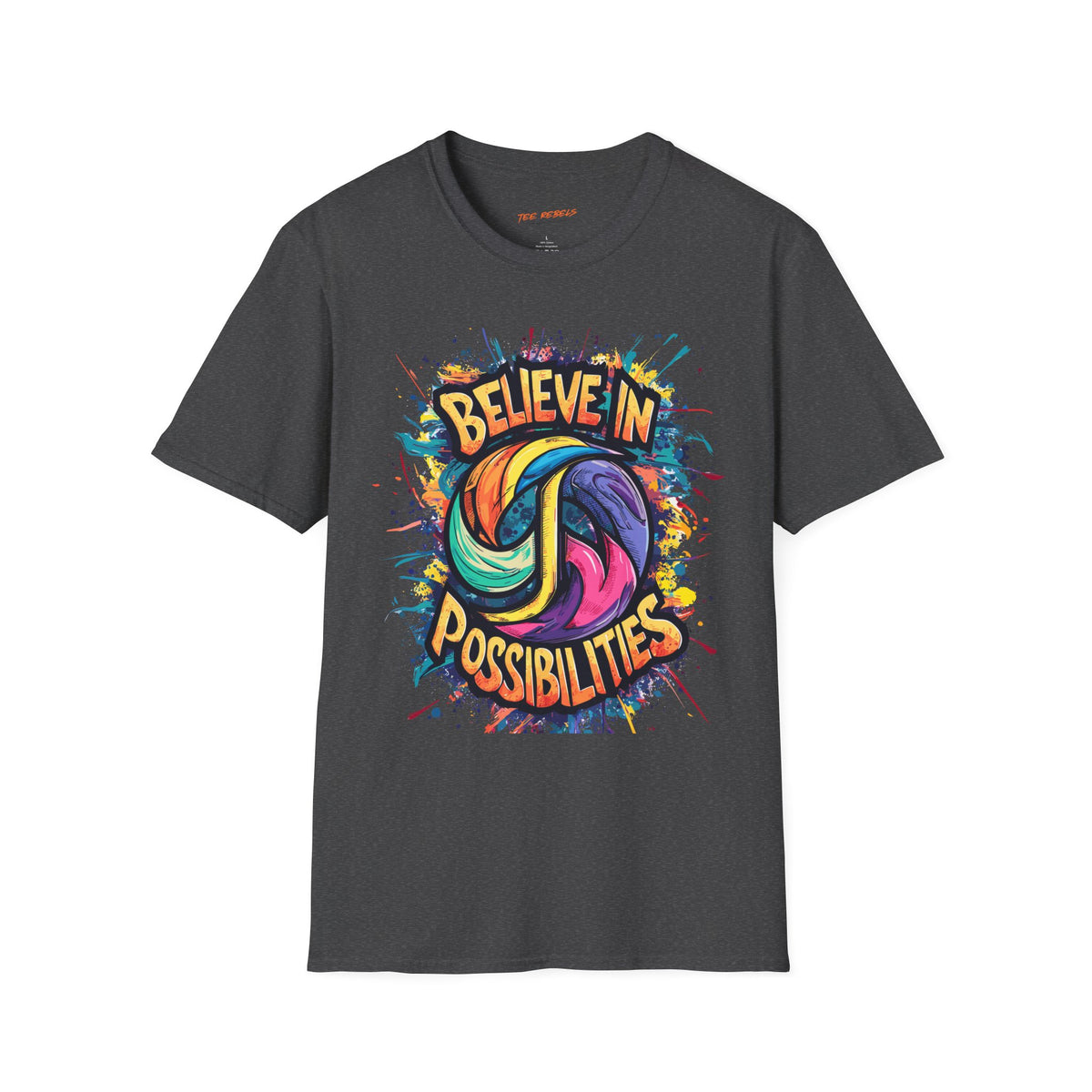 Motivational T-Shirt - Spread Love & Believe in Possibilities Graphic T-Shirt
