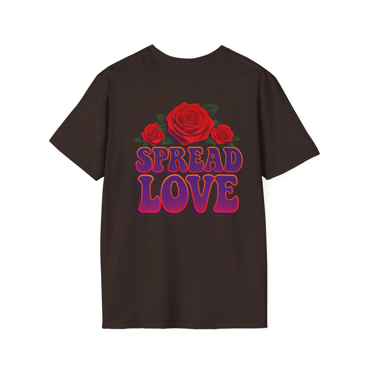 Chase Dream Butterfly Graphic Spread Love Rose T-Shirt