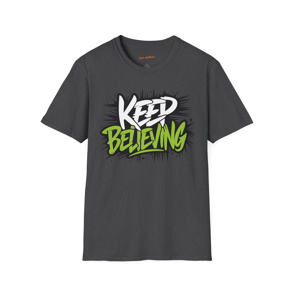 Motivational T-Shirt - Keep Believing & Spread Love Graphic T-Shirt