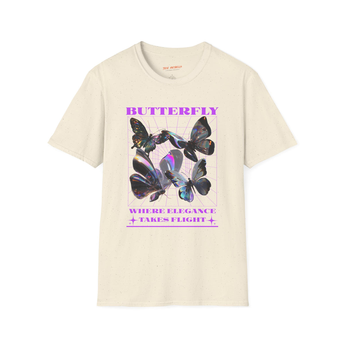 Butterfly Where Elegance Takes Flight  Spread Love Graphic T-Shirt