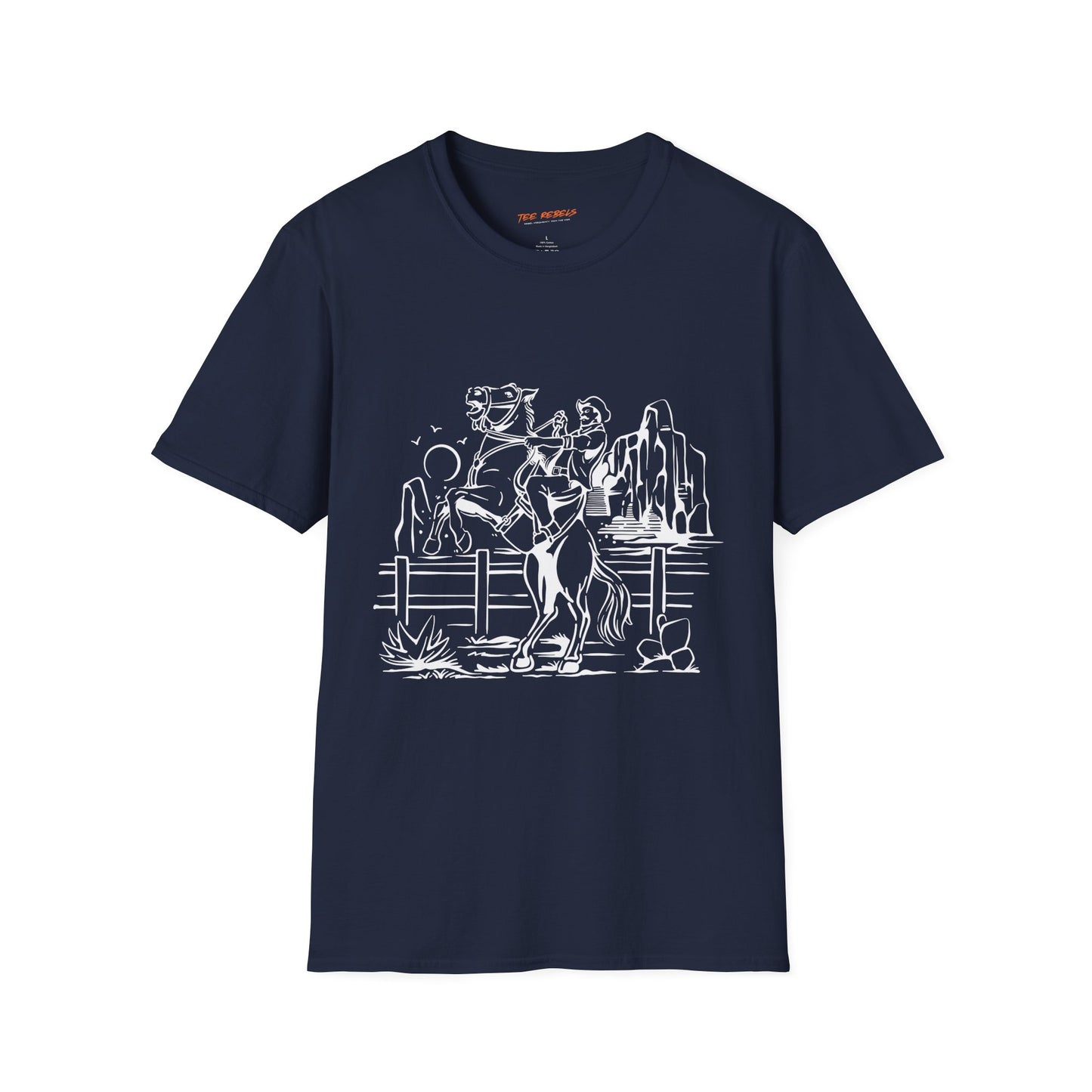 Rodeo Unisex Streetwear Graphic T-Shirt, Spread Love Vibe, Perfect for Summertime Outings, Gift for Friends, Casual Wear, Everyday Style
