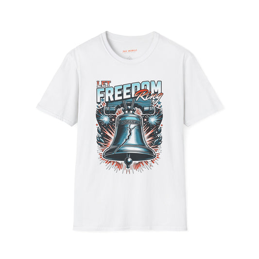 Let Freedom Ring Unisex Streetwear T-Shirt | American Graphic T-Shirt | Freedom Rebel Frequency
