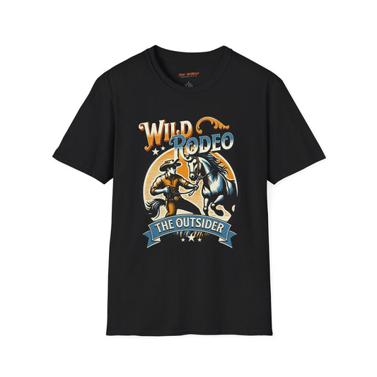 Wild Rodeo Graphic Unisex Streetwear T-Shirt, Western Graphic T-Shirt, Casual Wear, Rodeo Enthusiast Gift, Spread Love Theme