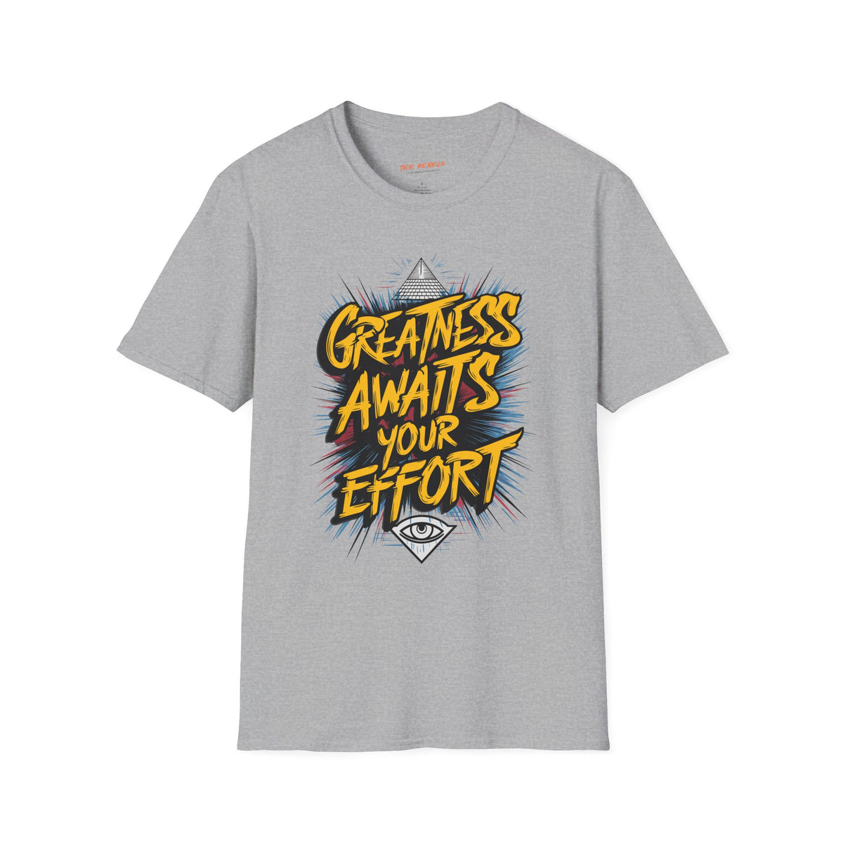 Motivational T-Shirt - Spread Love & Greatness Awaits Your Effort Graphic T-Shirt