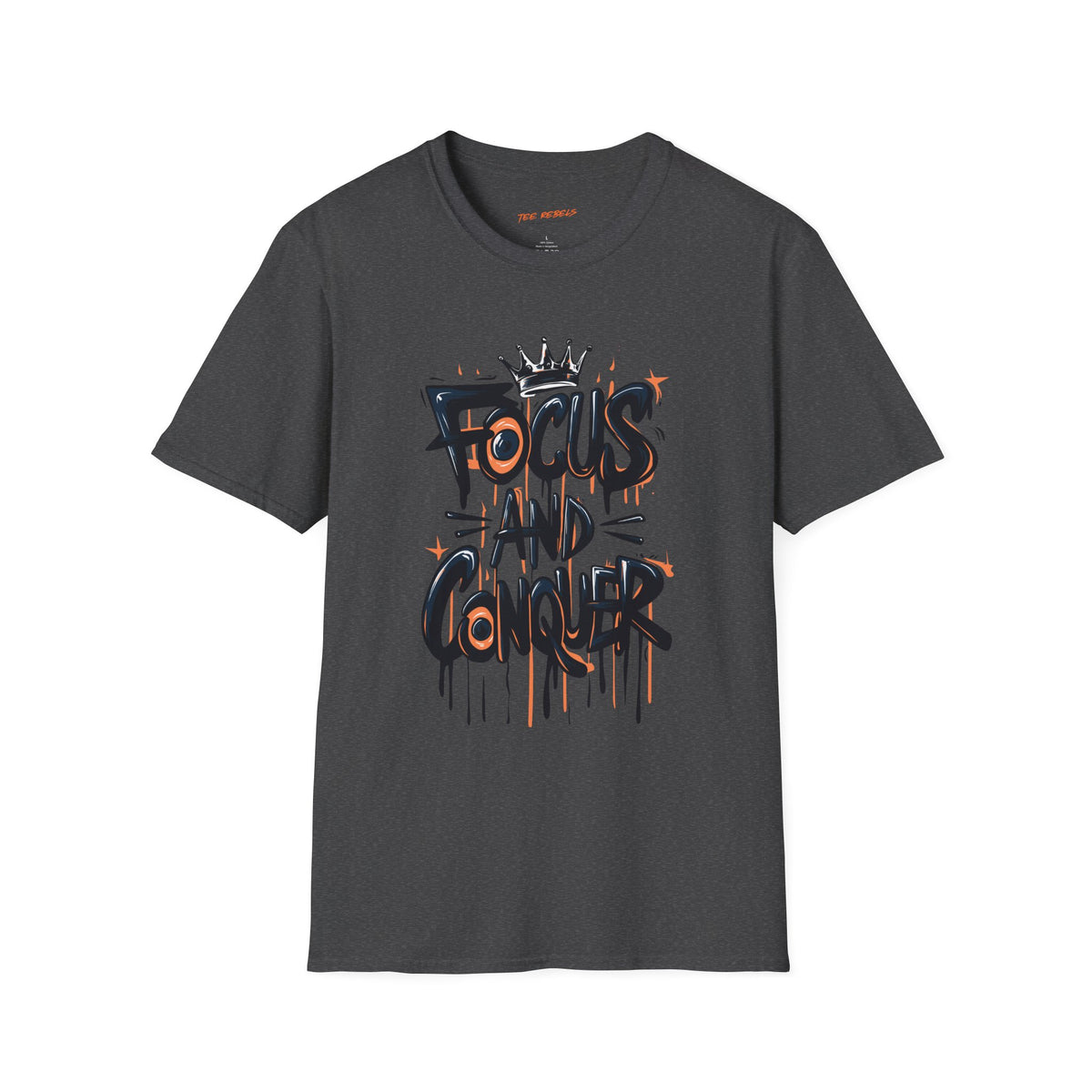 Motivational T-Shirt - Focus and Conquer / Spread Love Graphic T-Shirt