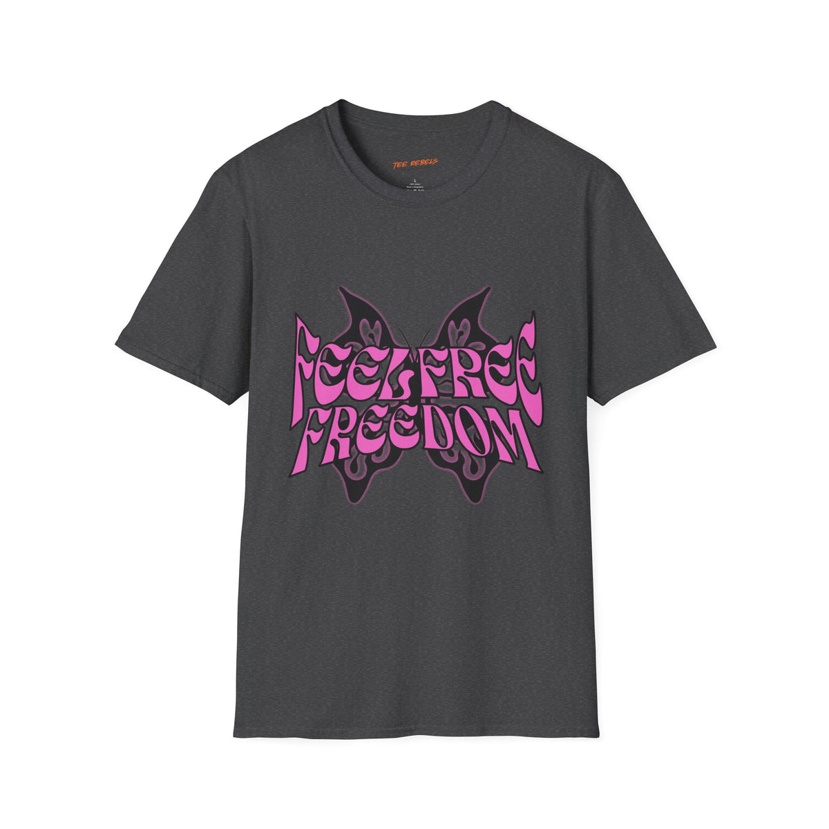 Feel Free & Freedom Butterfly Spread Love Graphic T-Shirt