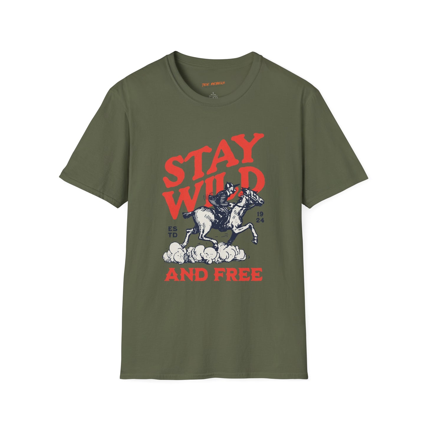 Sheriff Squirrel Humor Unisex Graphic Streetwear T-Shirt , Spread Love T-Shirt, Boho Tee, Casual Wear, Gift for Friends