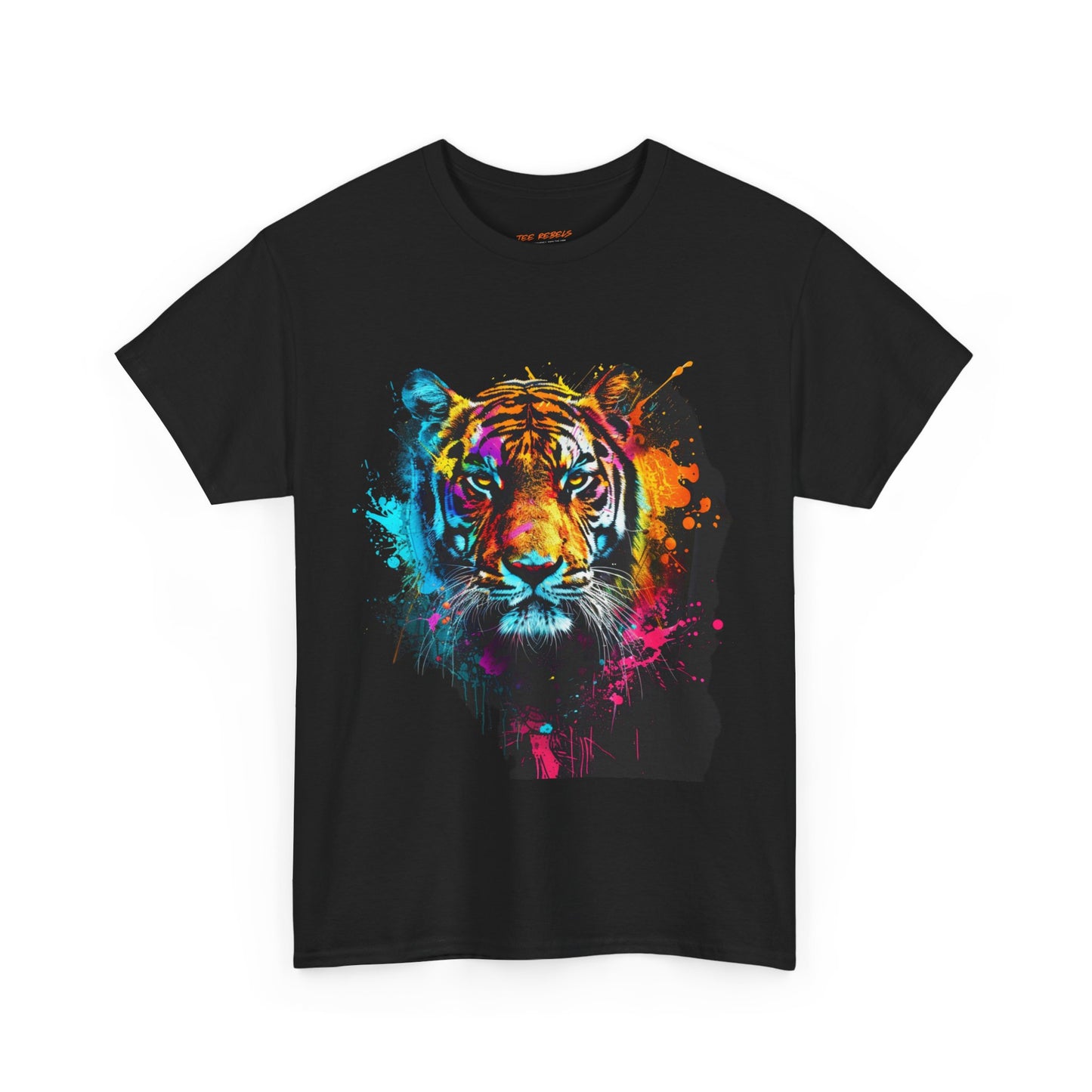 Tiger Graphic Unisex Heavy Cotton Tee - Tiger Rebel Frequency