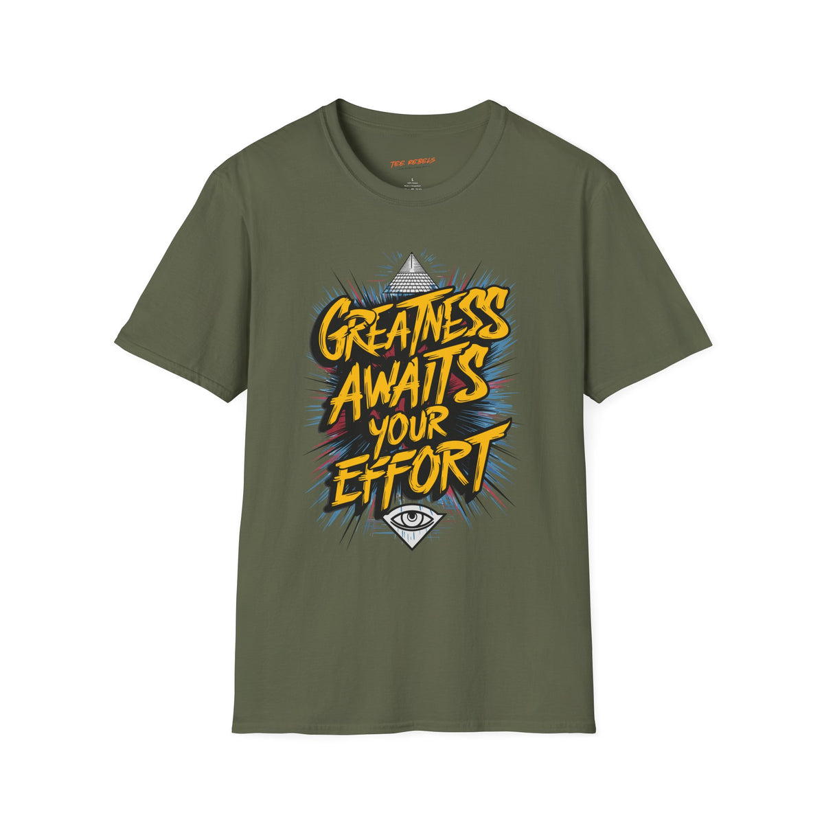 Motivational T-Shirt - Spread Love & Greatness Awaits Your Effort Graphic T-Shirt