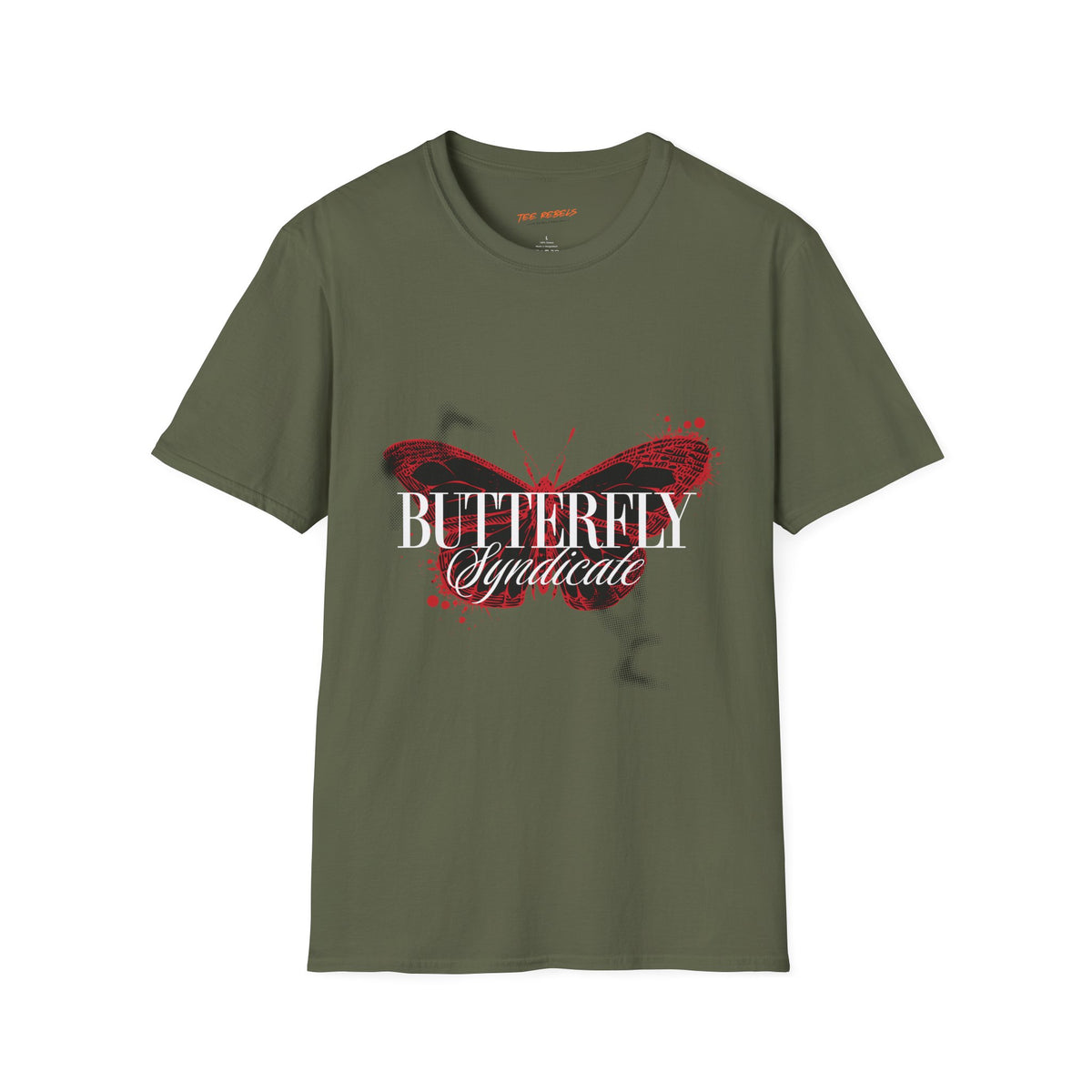 Butterfly Syndicate Spread Love Rose Graphic T-Shirt
