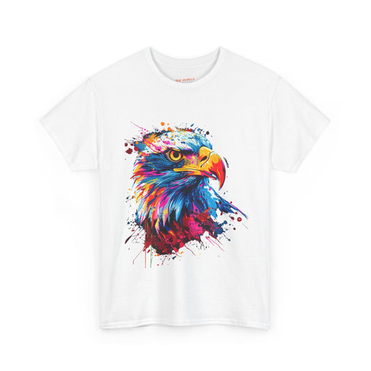 Colorful Eagle Unisex Heavy Cotton Tee | Eagle Rebel Frequency