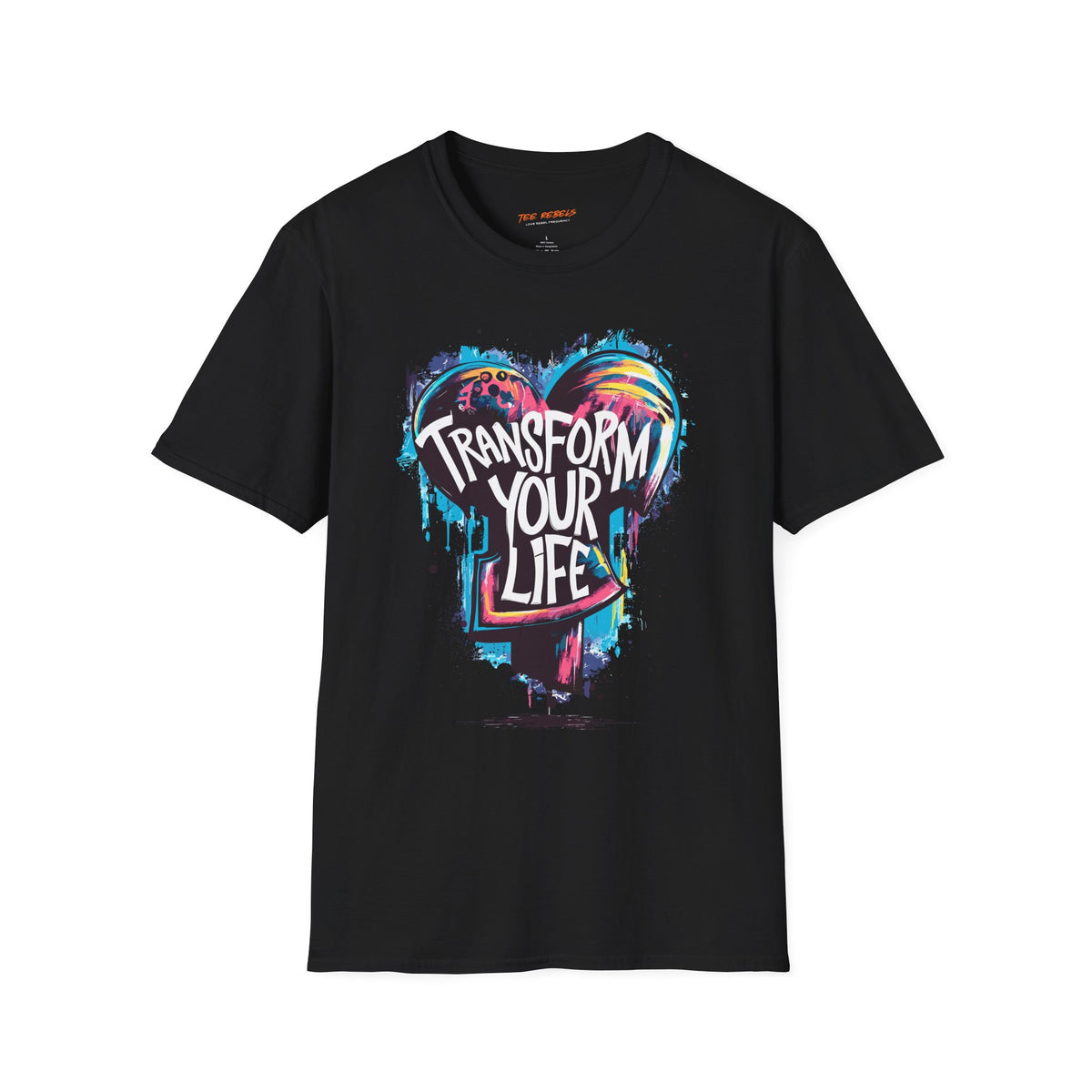 Motivational T-Shirt - Transform Your Life & Spread Love Graphic T-Shirt