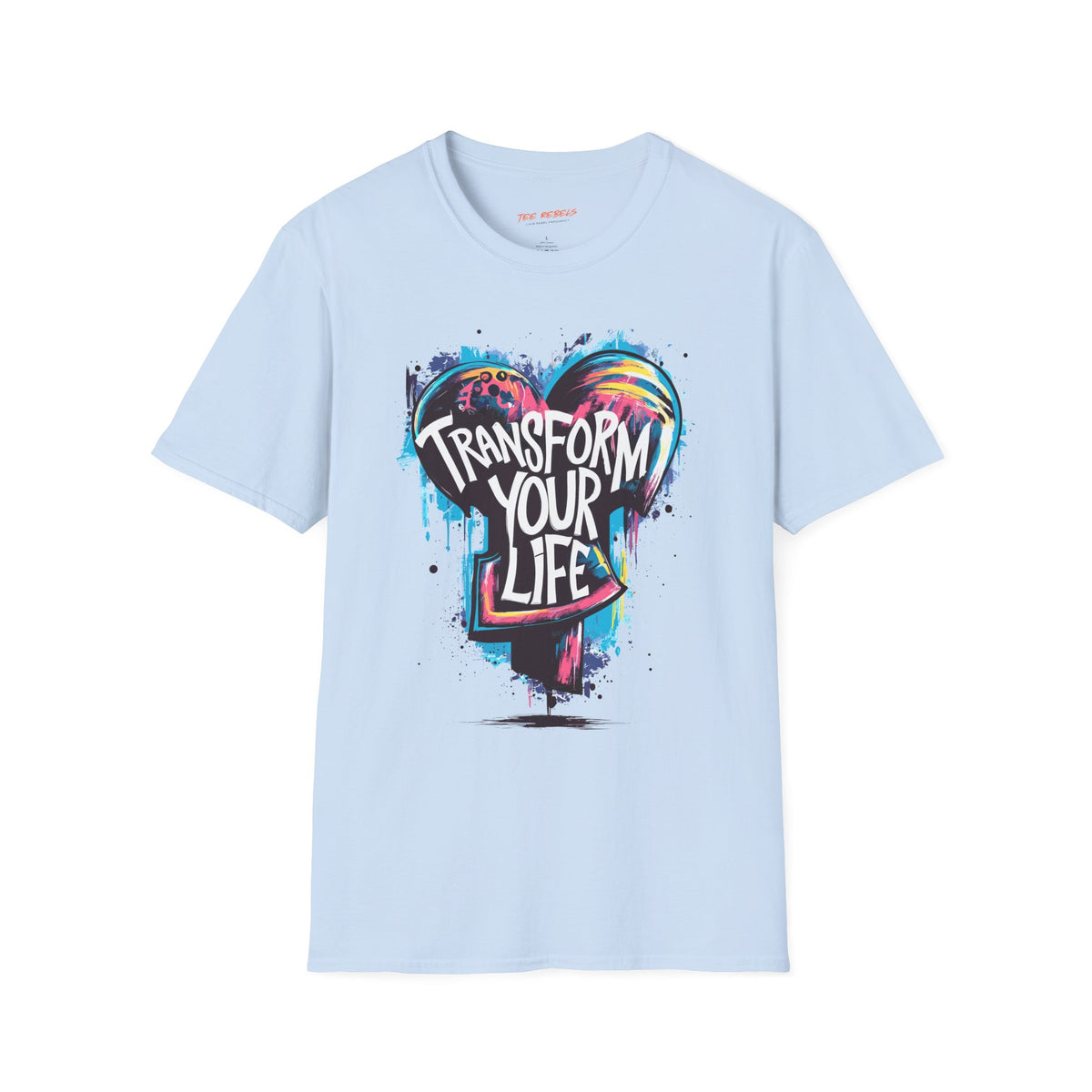 Motivational T-Shirt - Transform Your Life & Spread Love Graphic T-Shirt