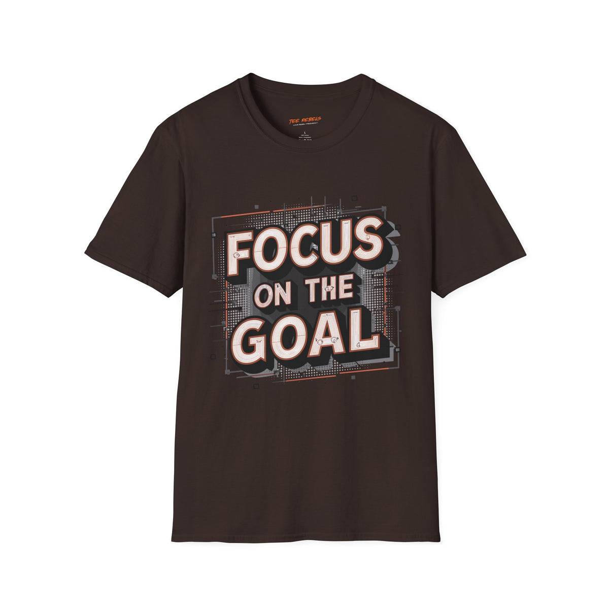 Motivational T-Shirt - Focus on the Goal & Spread Love Graphic T-Shirt