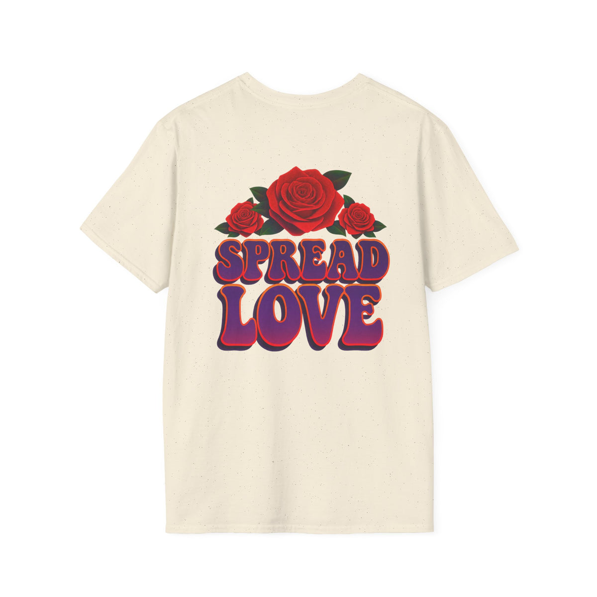 Fluttering Grace Butterfly Spread Love Floral Graphic T-Shirt