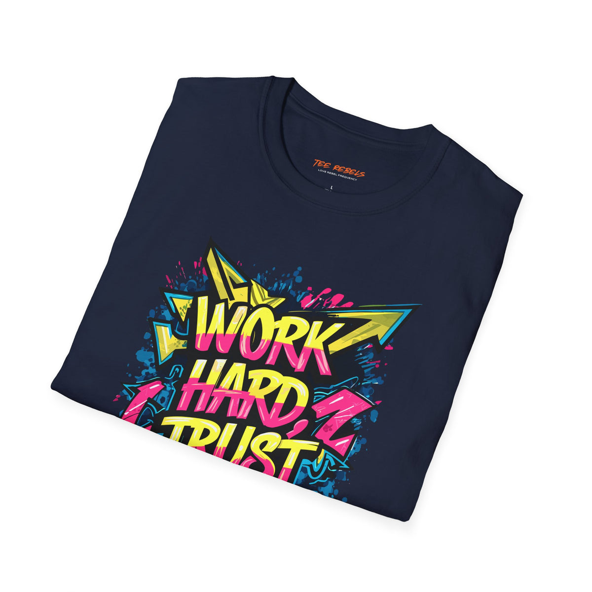 Motivational T-Shirt - Work Hard Trust Yourself & Spread Love Graphic T-Shirt