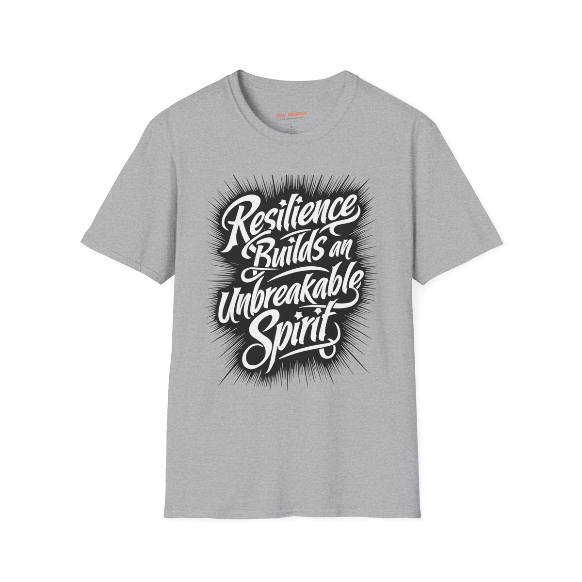 Motivational T-Shirt - Resilience Builds an Unbreakable Spirit & Spread Love Graphic T-Shirt